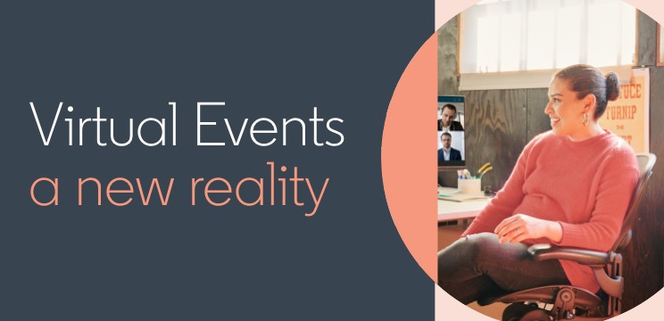 Woman on a video call at a desk remotely