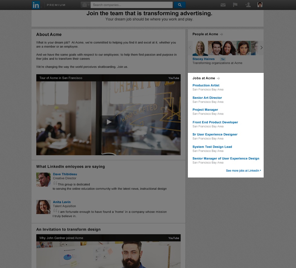 Job slots linkedin