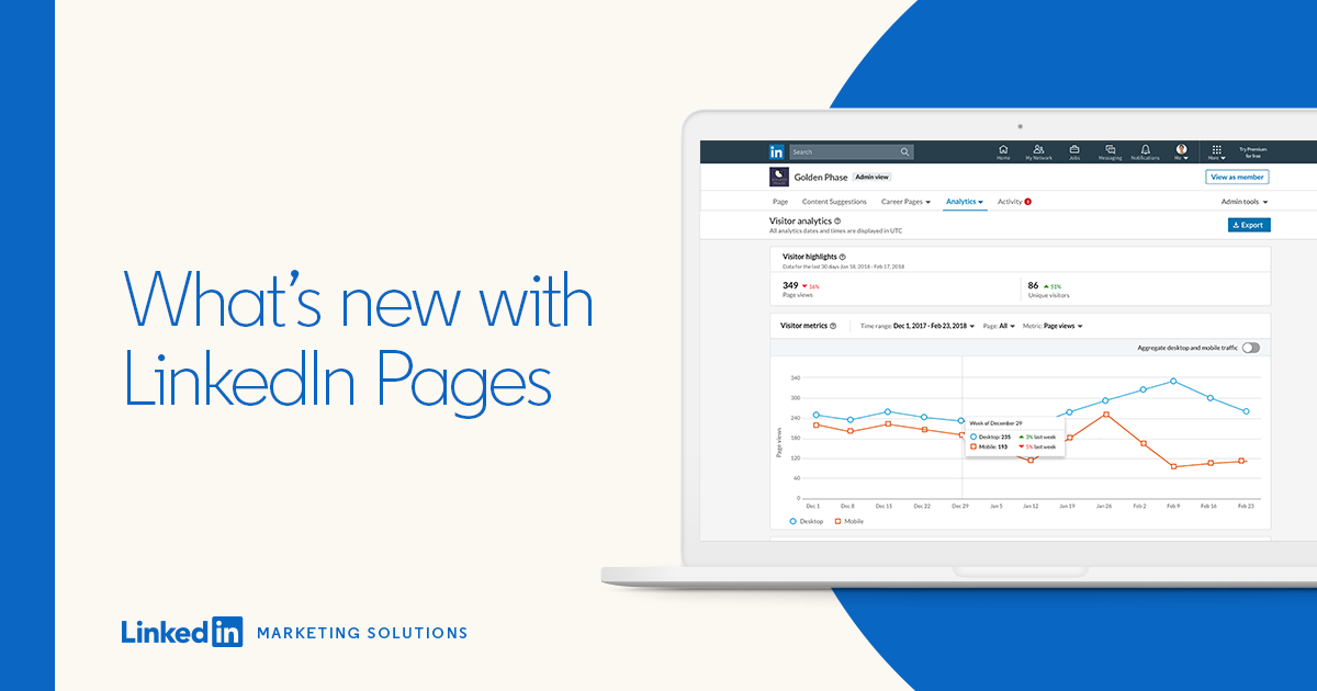 What S New With Linkedin Pages Engage Your Community Linkedin Marketing Blog