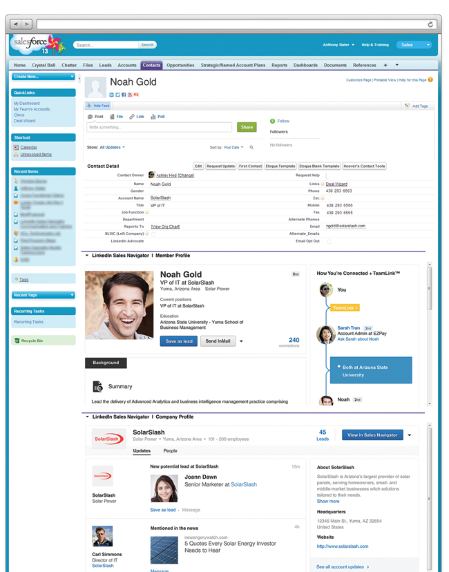 LinkedIn Sales Navigator Goes Mobile and Adds Redesigned Salesforce