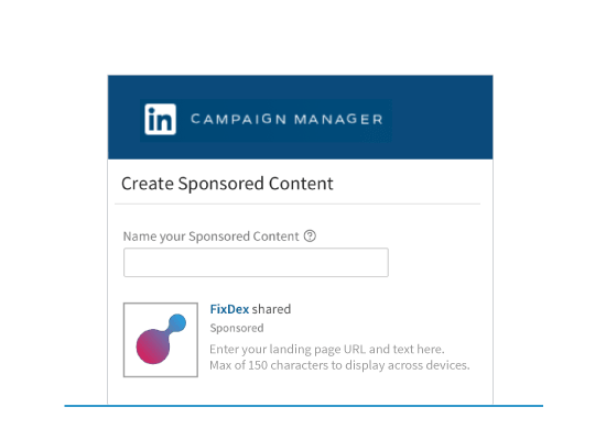 Sample Campaign Manager interface
