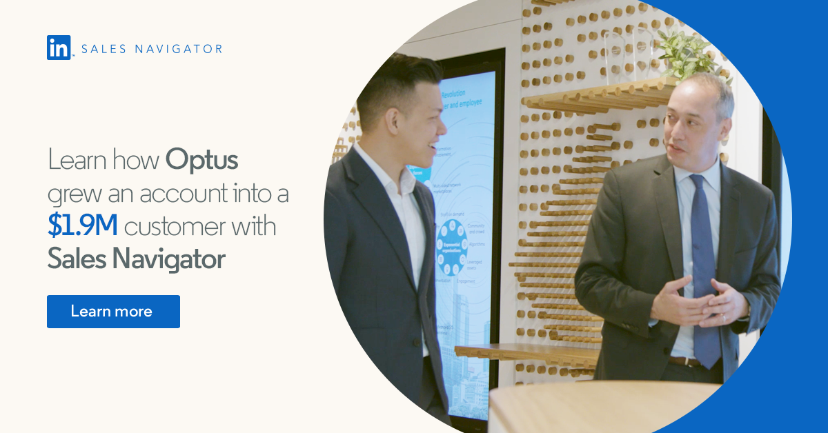 Optus Customer Story | LinkedIn Sales Solutions